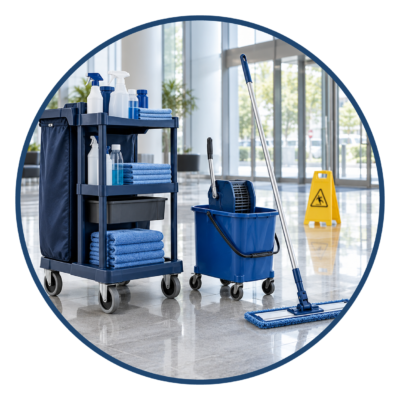 Commercial cleaning service icon